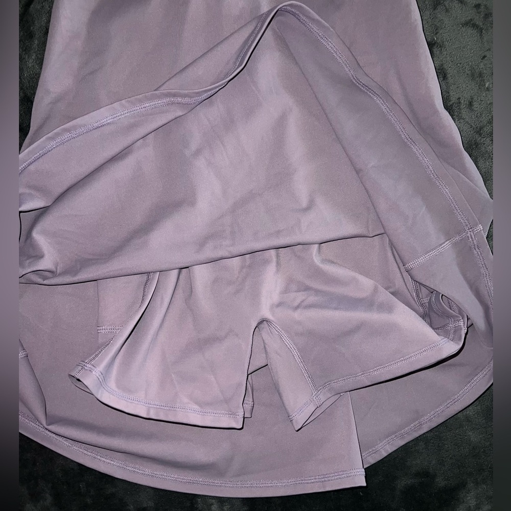 Halara Everyday Dress- Euphoria Lilac Chocolate Mauve Size Medium New with tag - Picture 5 of 9
